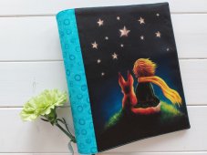 Obal na knihu Malý princ s liškou a hvězdy - nastavitelný